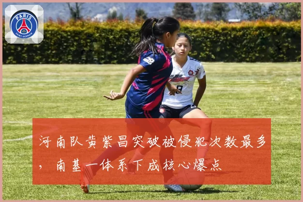 河南队黄紫昌突破被侵犯次数最多，南基一体系下成核心爆点